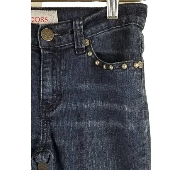 Vigoss GIRLS Whiskering Studded Jean's 12 - Picture 3 of 5